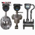 oil gasoline flowmeter hydraulic vortex flow meter with LED